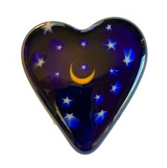 Moon and Star Heart
